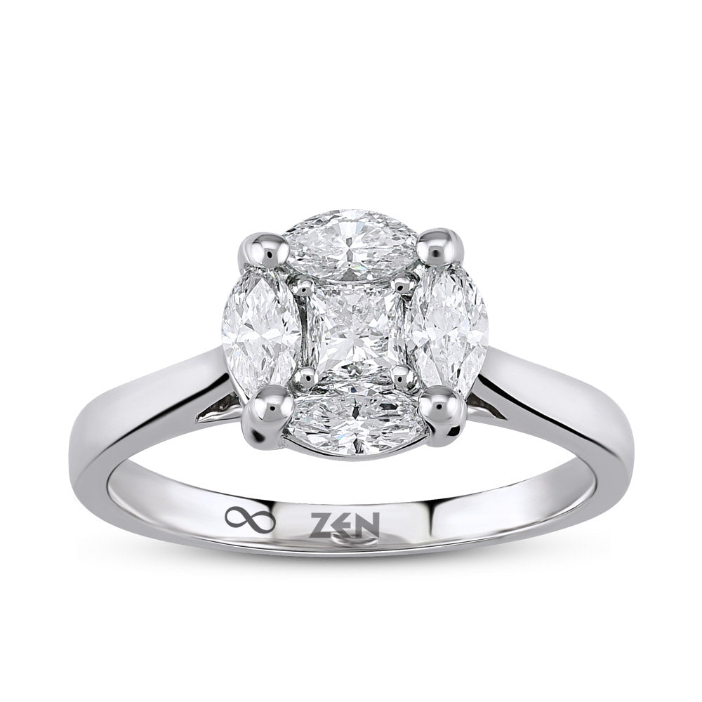 0.70 ct. Design Diamantring