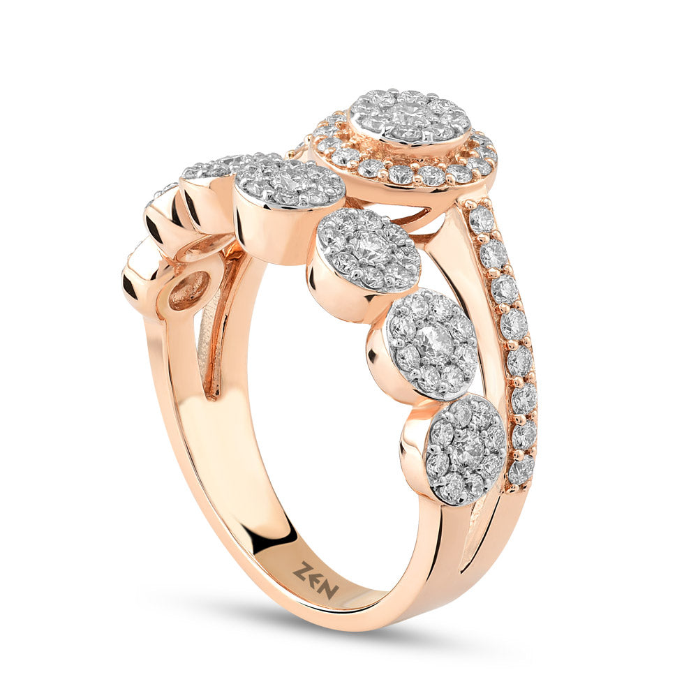 0.93 ct. Duett Diamantring