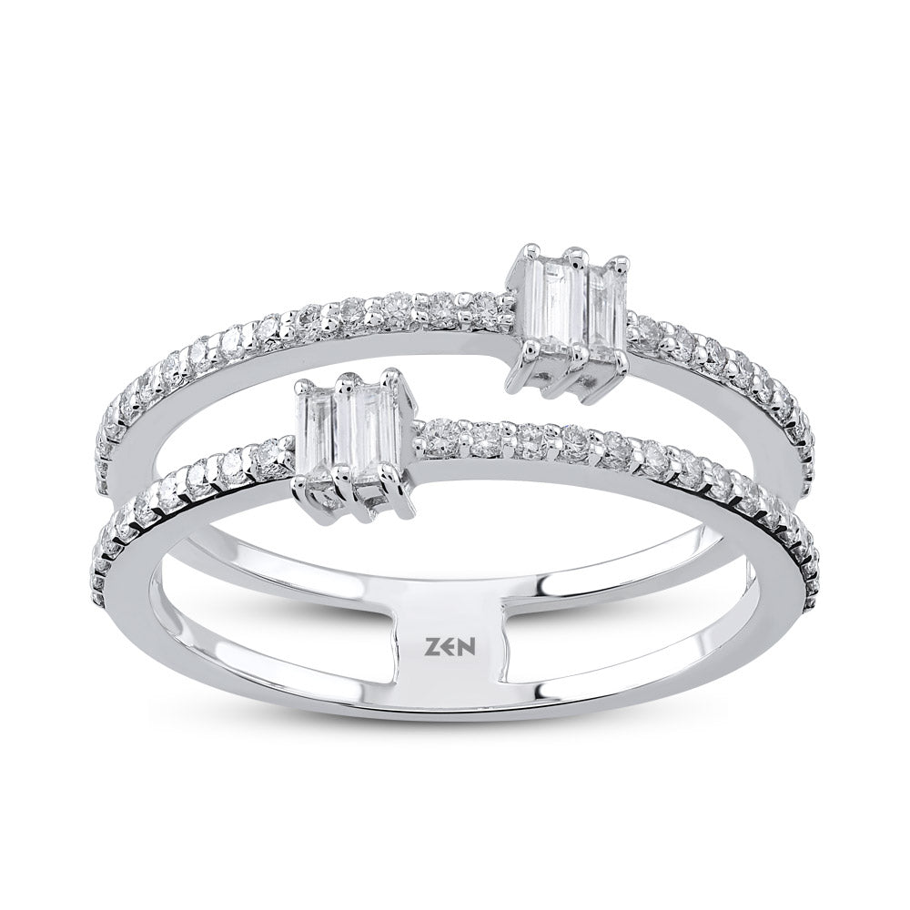 0.35 ct. Duett Diamantring