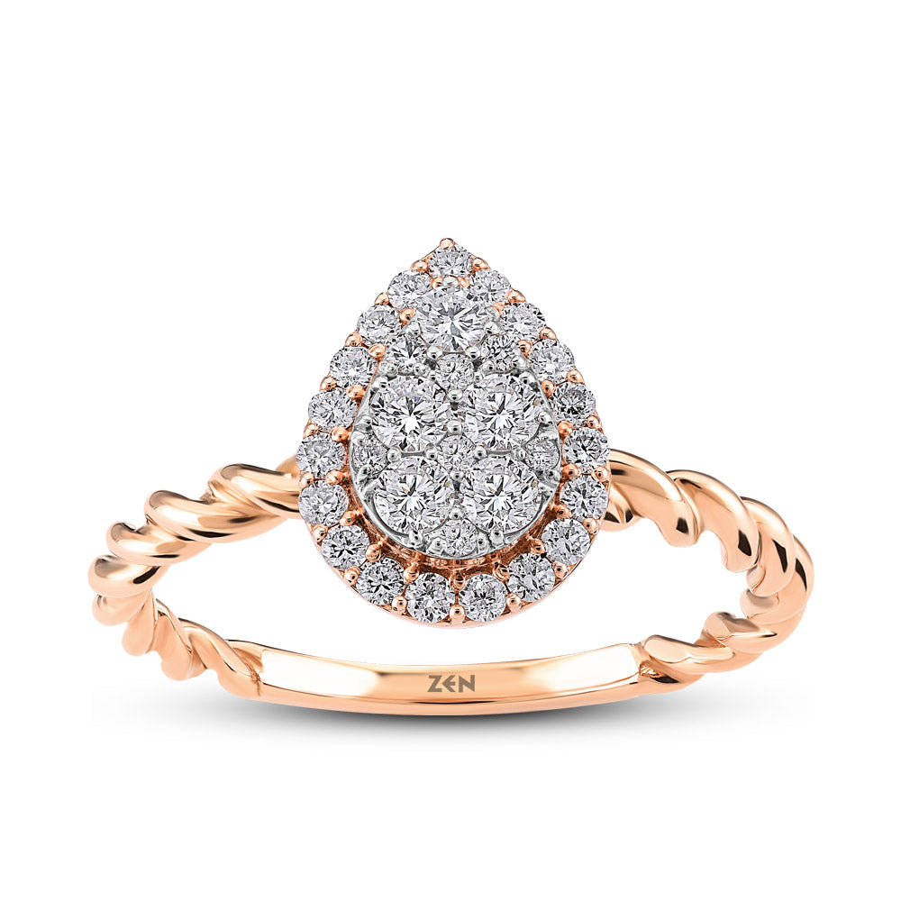 0.39 ct. Design Diamantring
