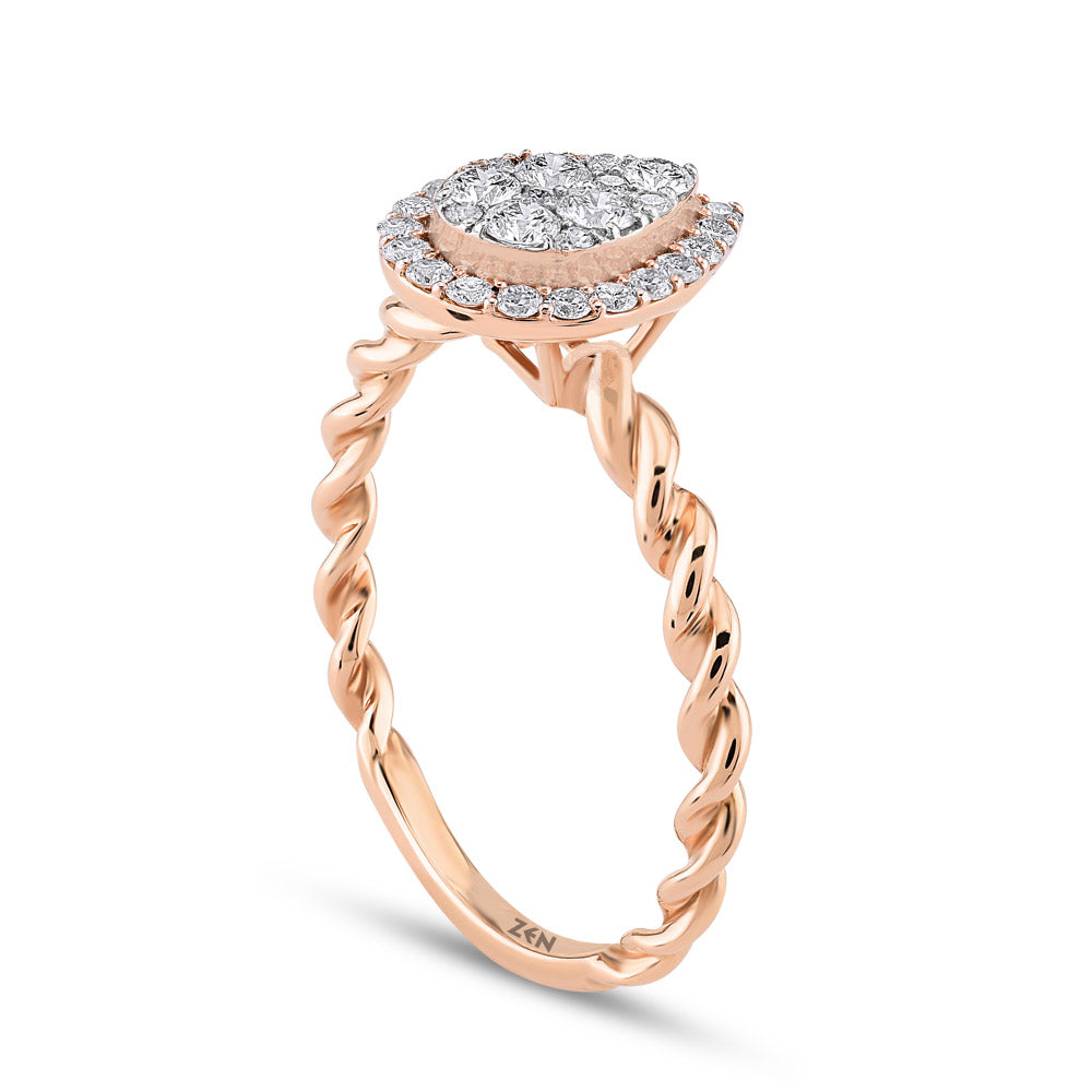 0.39 ct. Design Diamantring