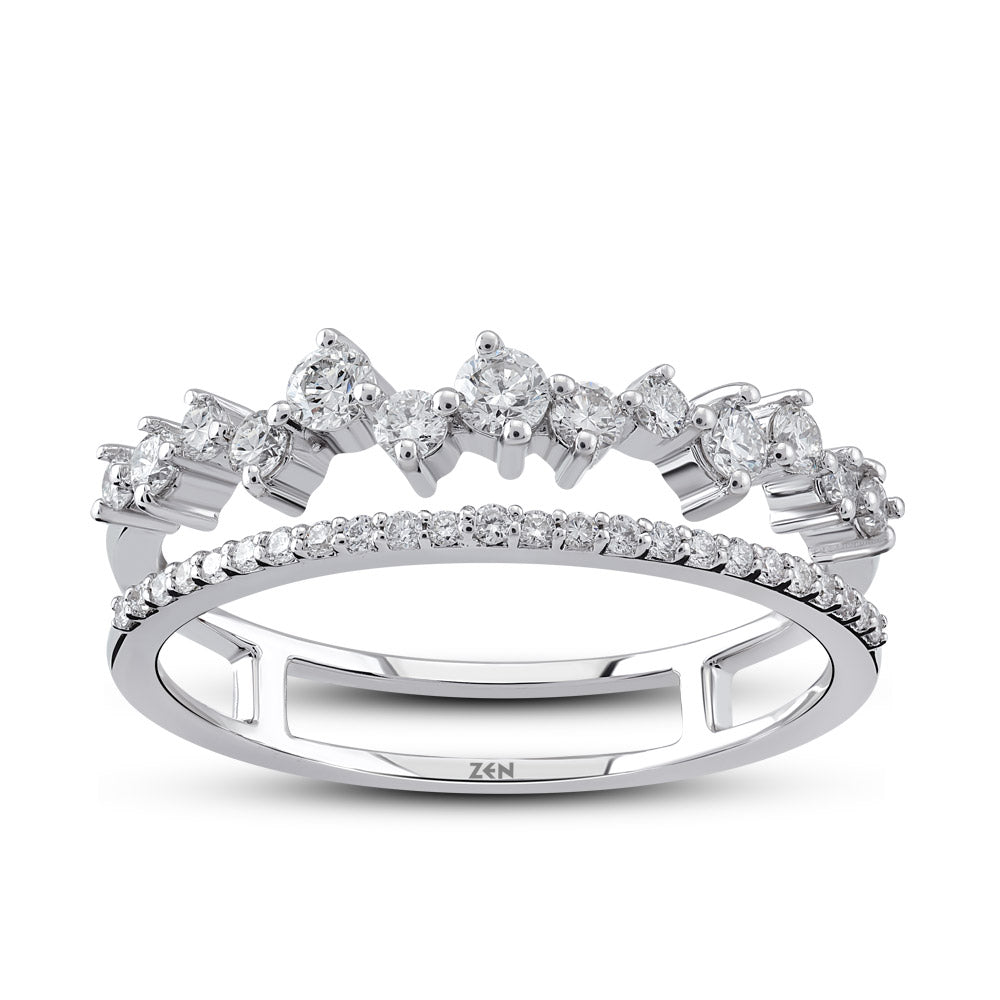 0.42 ct. Duett Diamantring