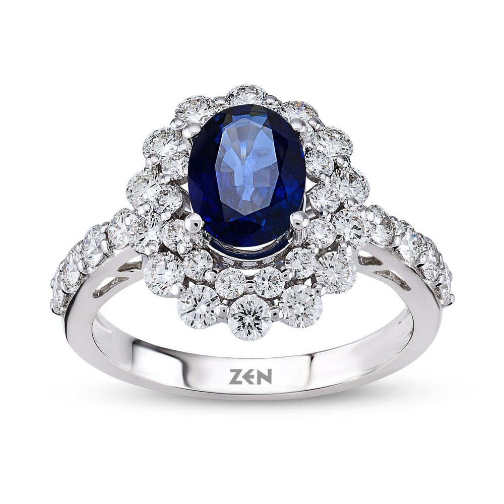 2.54 ct. Saphir Ring
