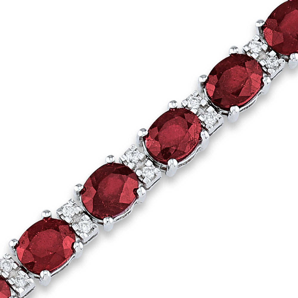 9.32 ct. Ruby Bracelet