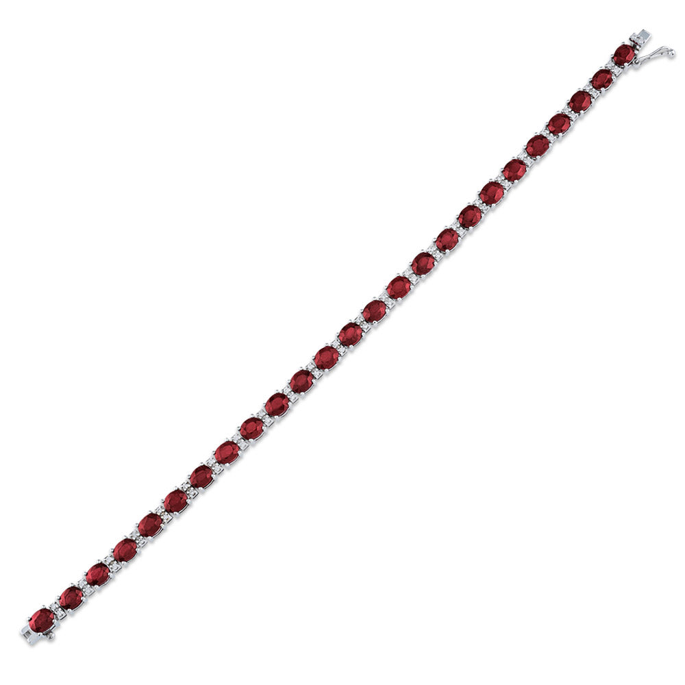 9.32 ct. Ruby Bracelet