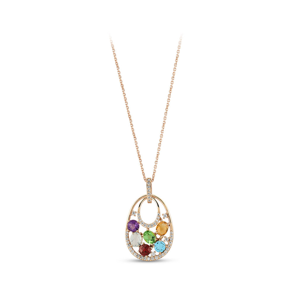 2.08 ct. Edelstein Halskette