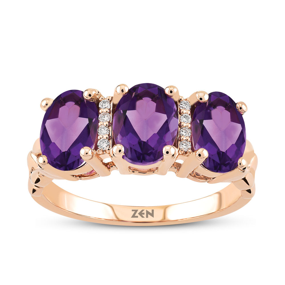 1.69 ct. Amethyst Ring