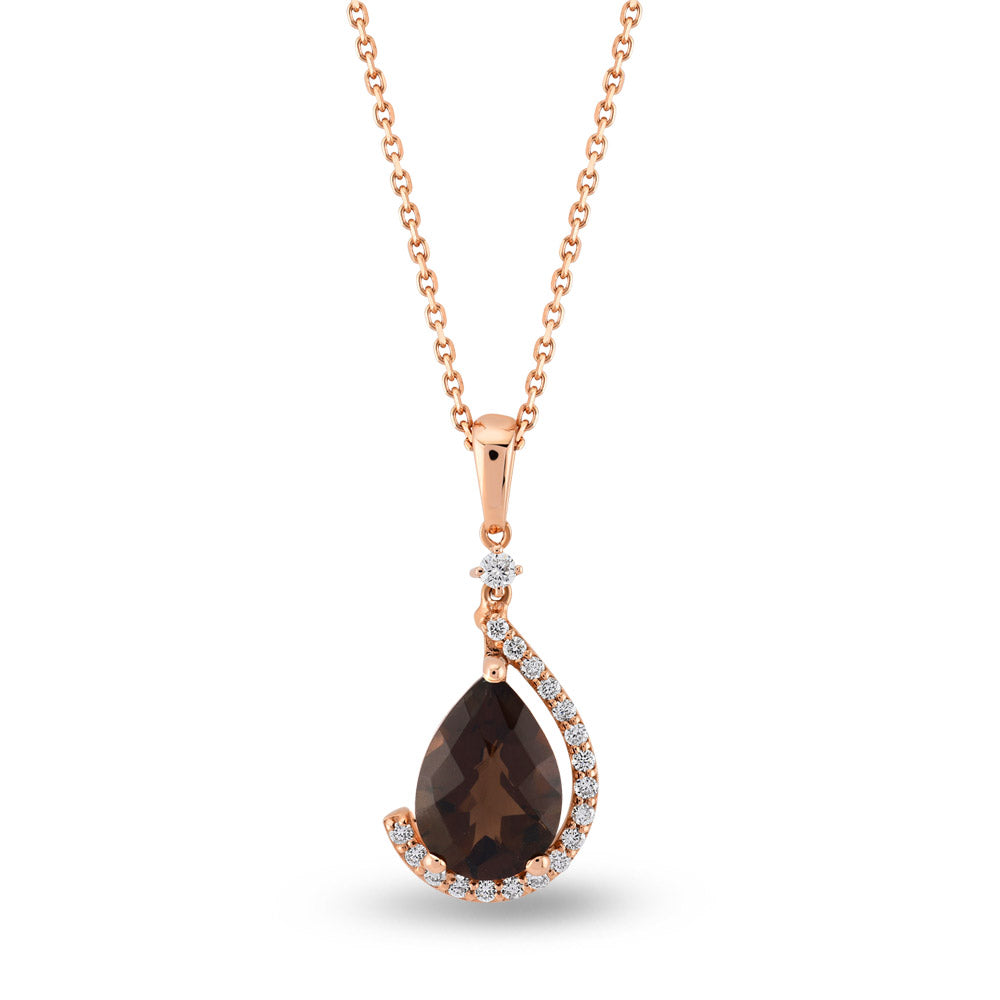 1.62 ct. Rauchquarz Halskette