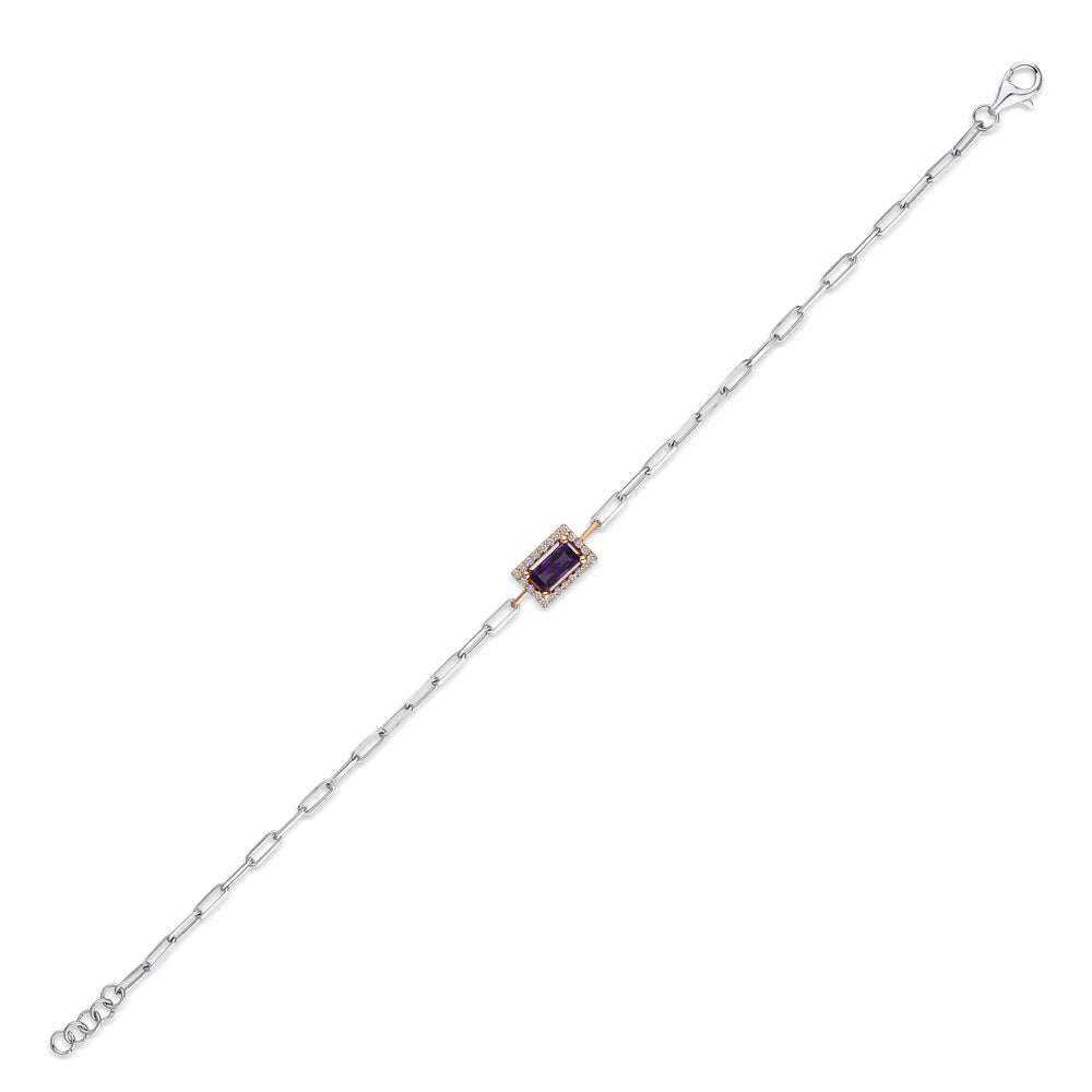 0.49 ct. Amethyst Bracelet