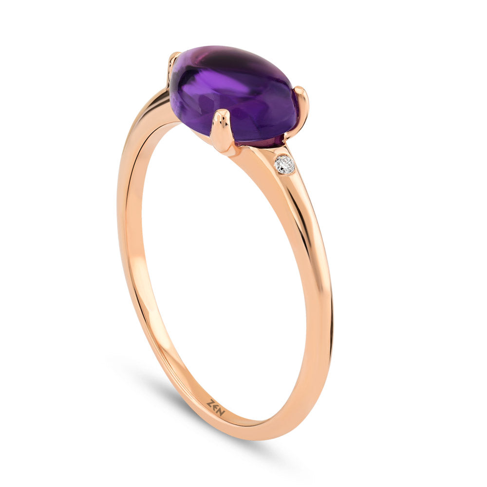 1.41 ct. Amethyst Ring