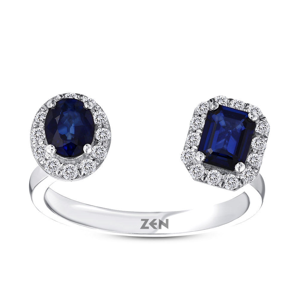 1.12 ct. Saphir Ring