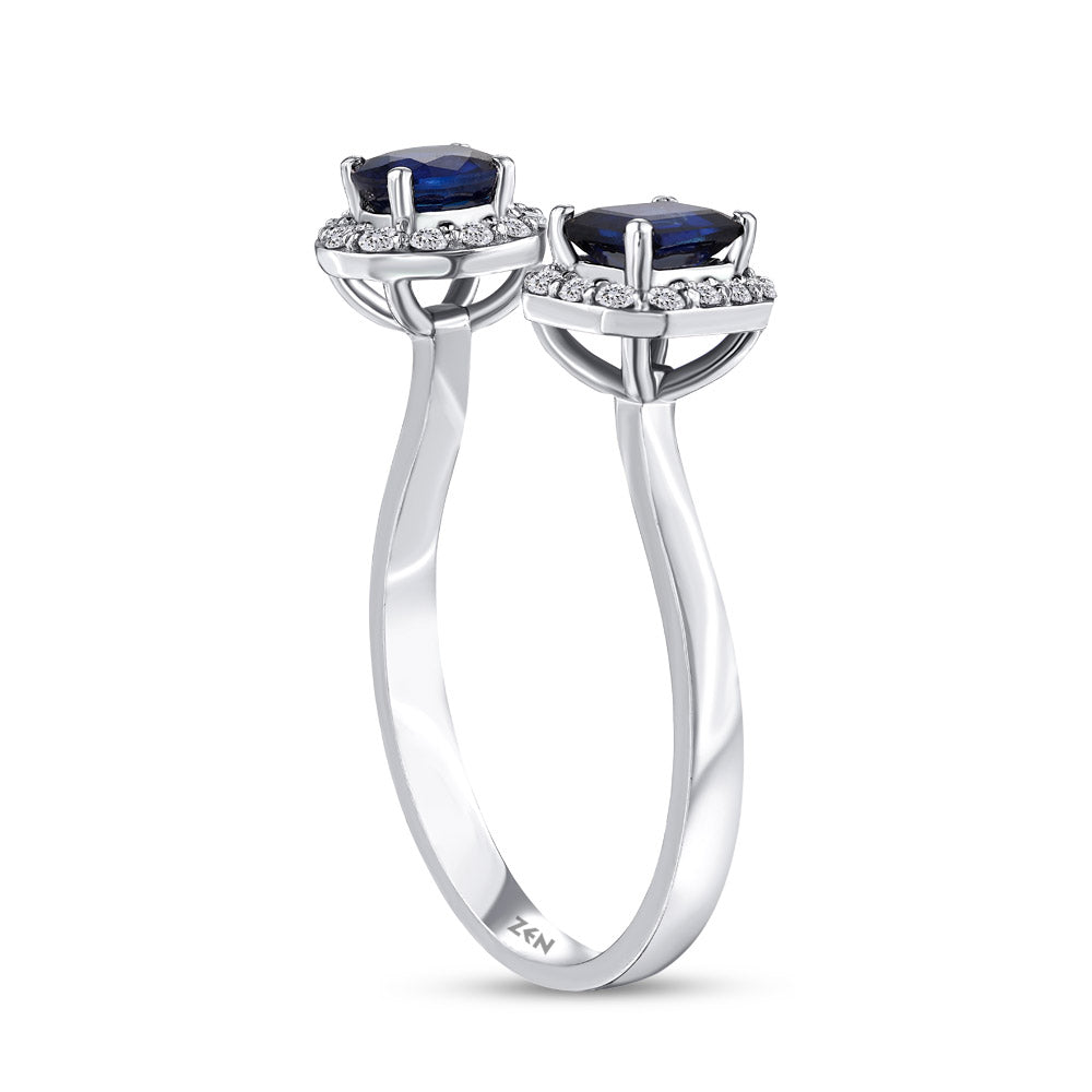 1.12 ct. Saphir Ring
