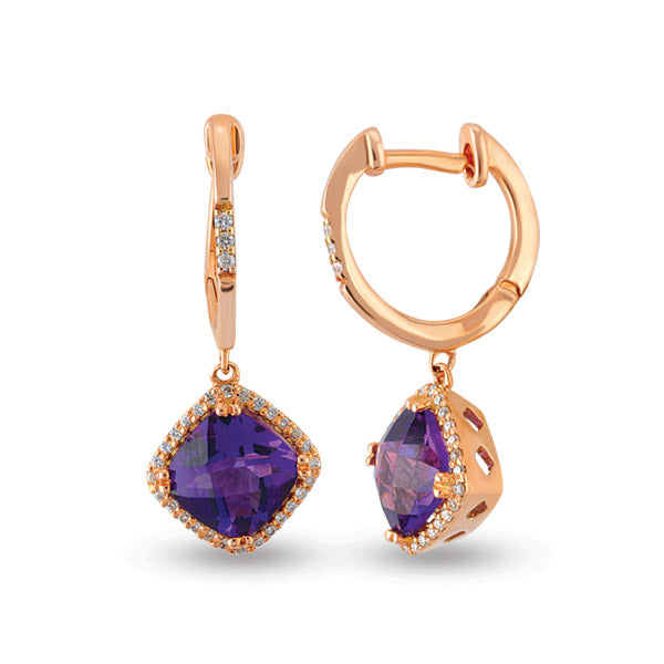 1.52 ct. Amethyst Ohrringe