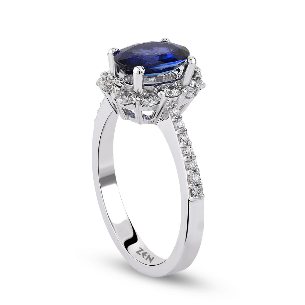 1.88 ct. Saphir Ring