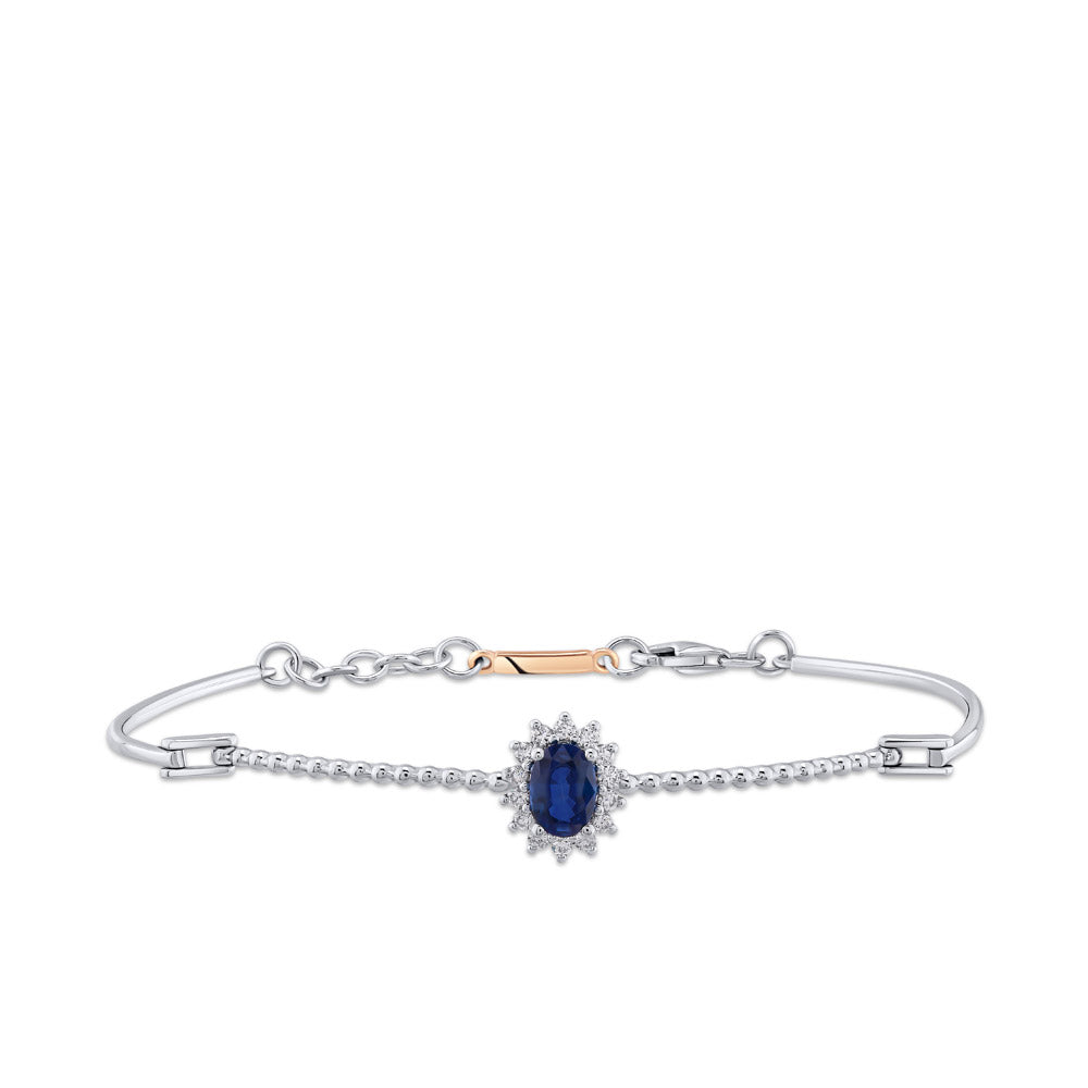 1.09 ct. Sapphire Bracelet