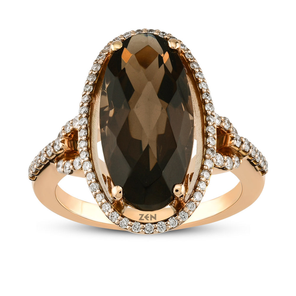 4.31 ct. Rauchquarz Ring