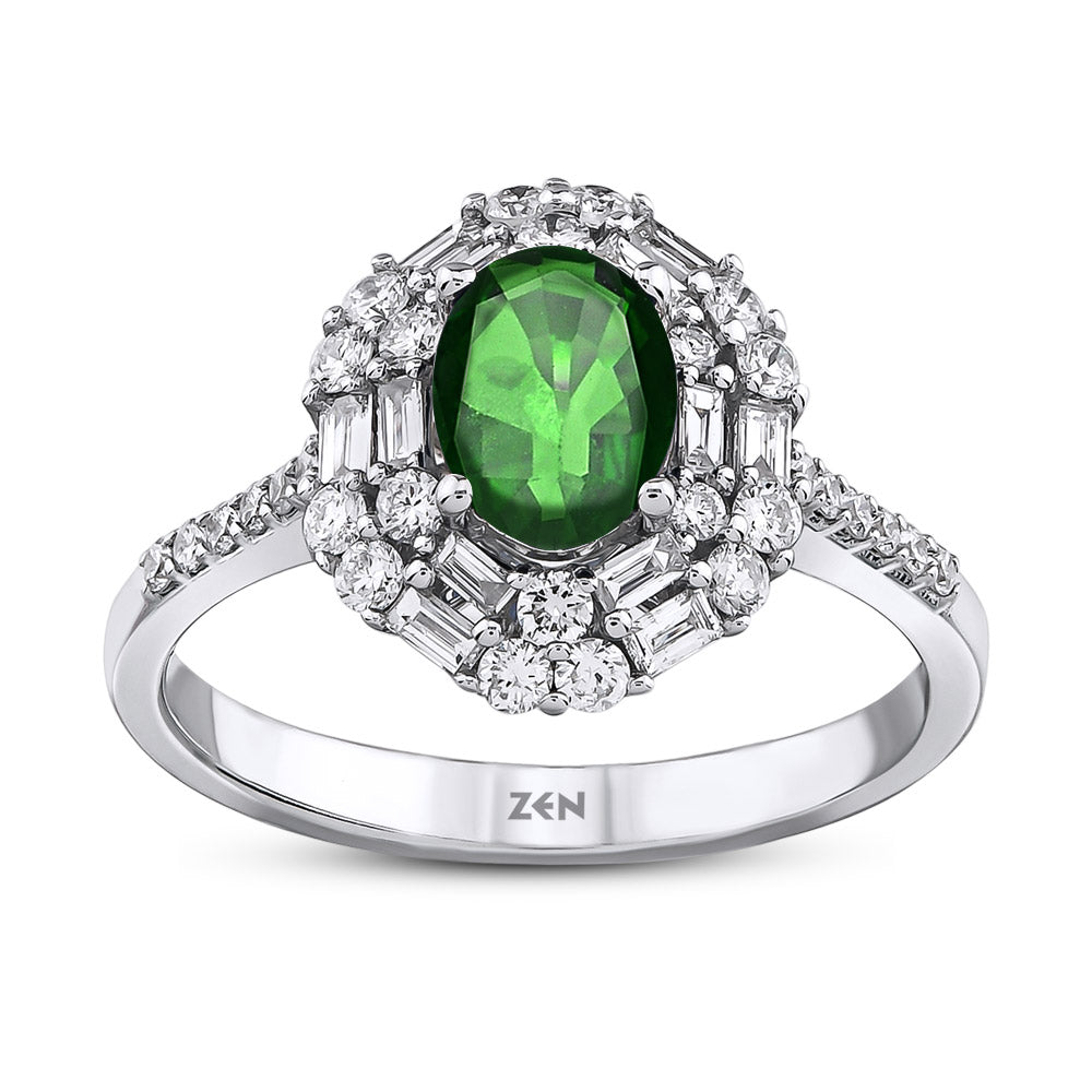 1.45 ct. Smaragd Ring