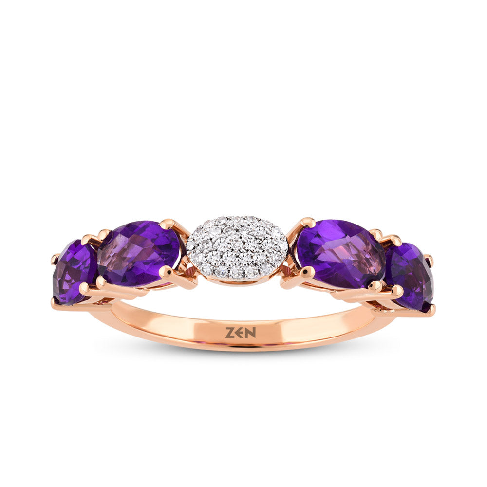 1.54 ct. Amethyst Ring