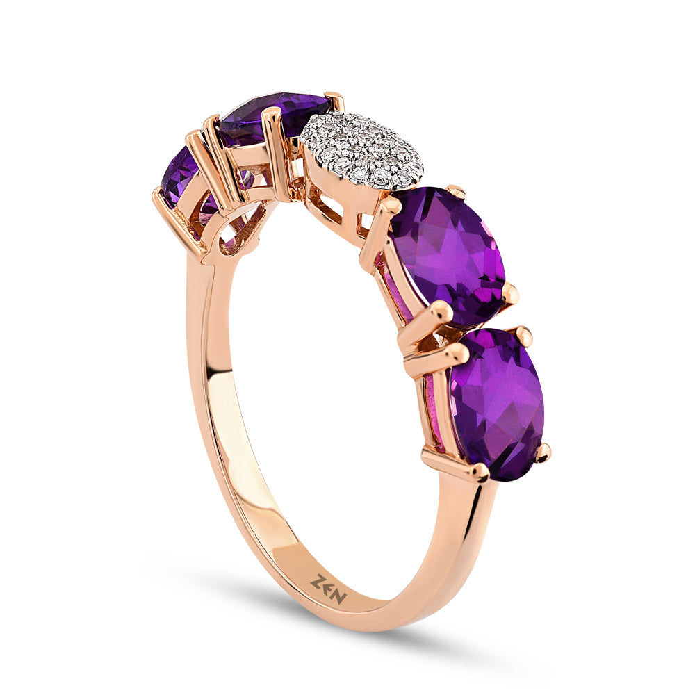 1.54 ct. Amethyst Ring