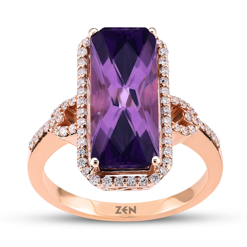 2.67 ct. Amethyst Ring