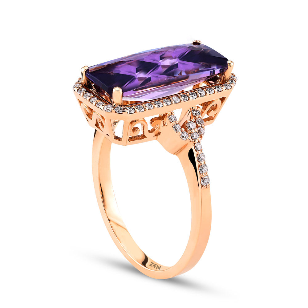 2.67 ct. Amethyst Ring