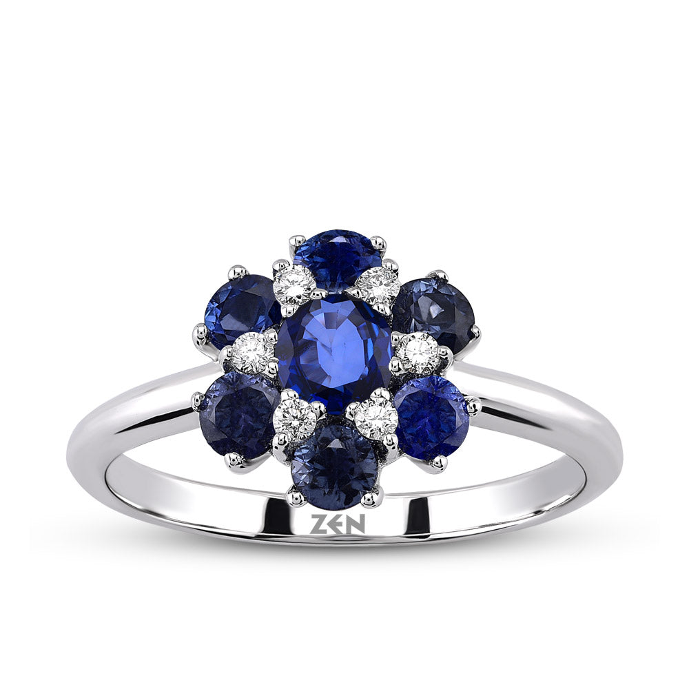 1.07 ct. Saphir Ring