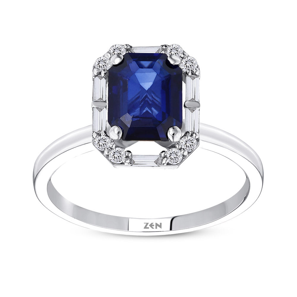 1.69 ct. Saphir Ring