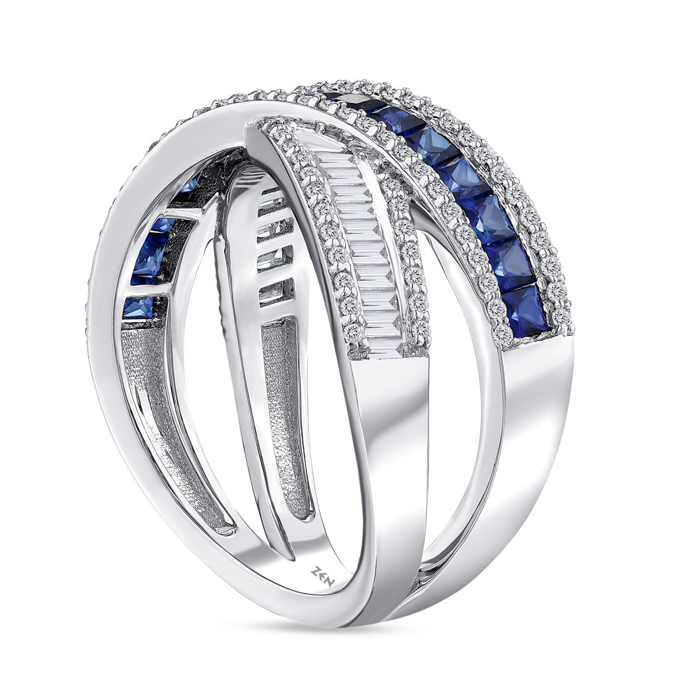 1.21 ct. Saphir Ring