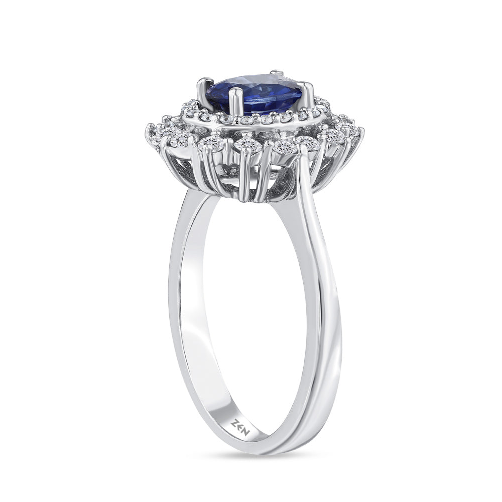 1.39 ct. Saphir Ring
