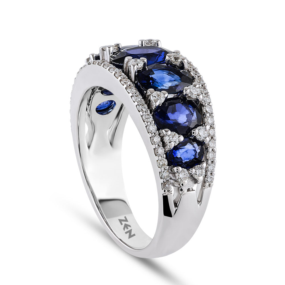 3.38 ct. Saphir Ring