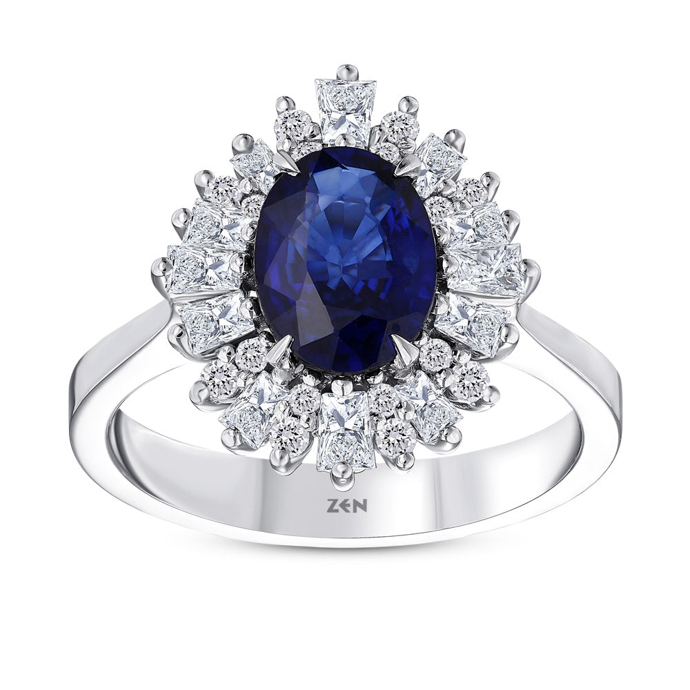 2.34 ct. Saphir Ring