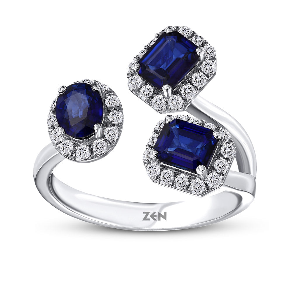 1.69 ct. Saphir Ring