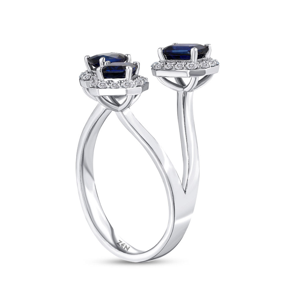 1.69 ct. Saphir Ring