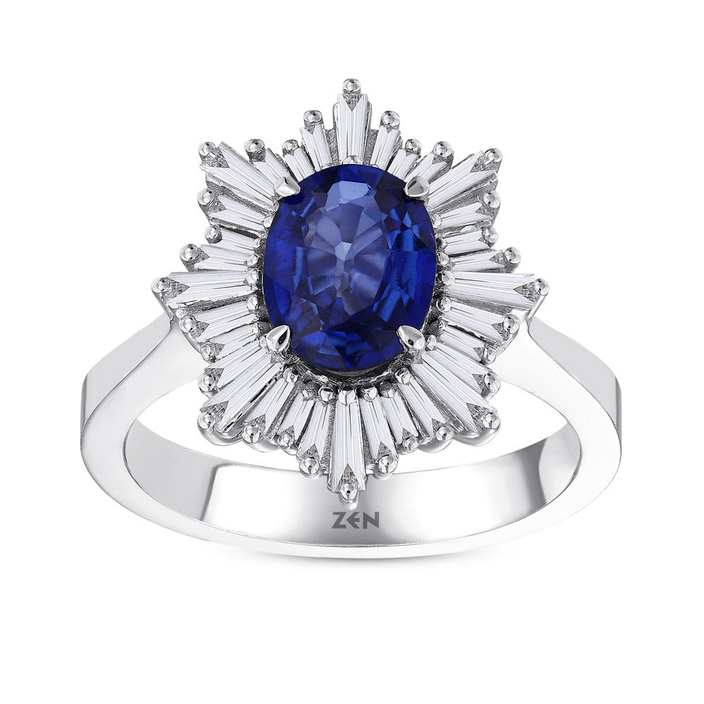 1.76 ct. Saphir Ring