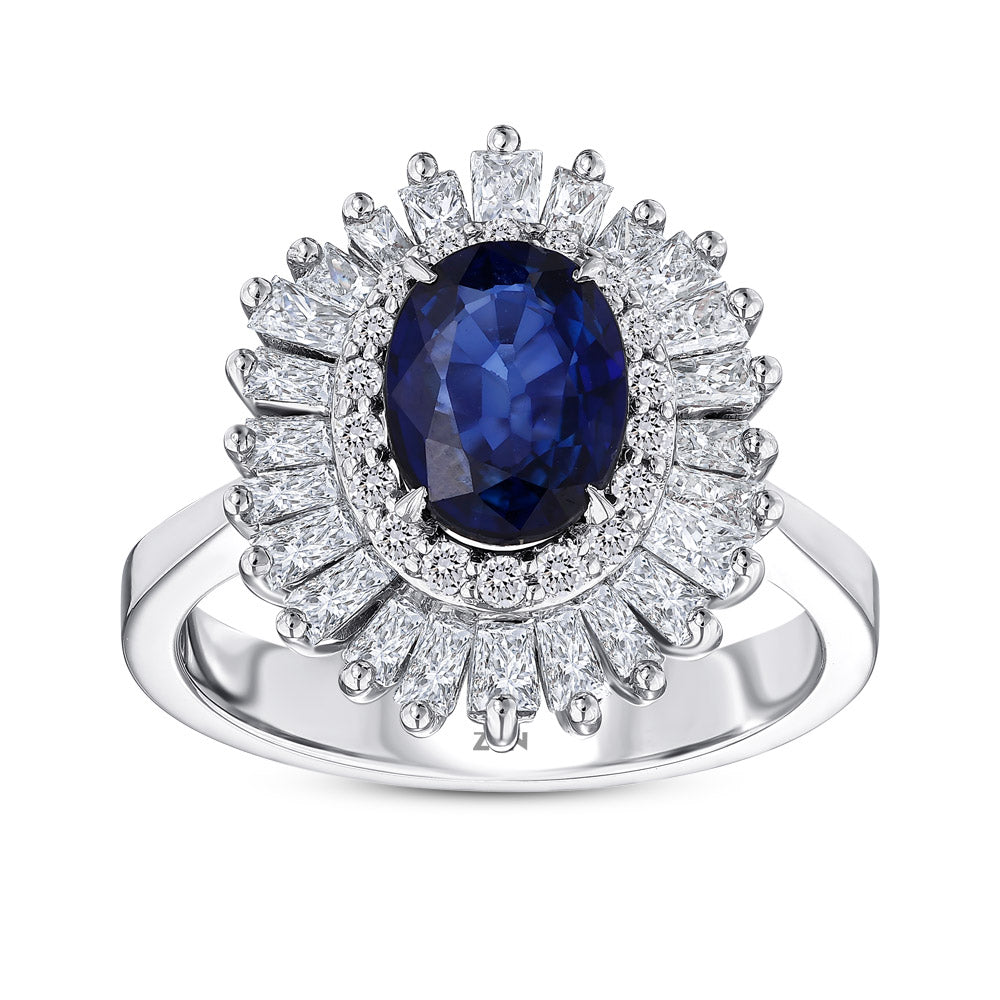 2.67 ct. Saphir Ring