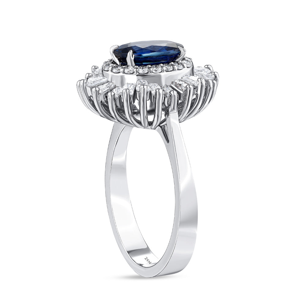 2.67 ct. Saphir Ring