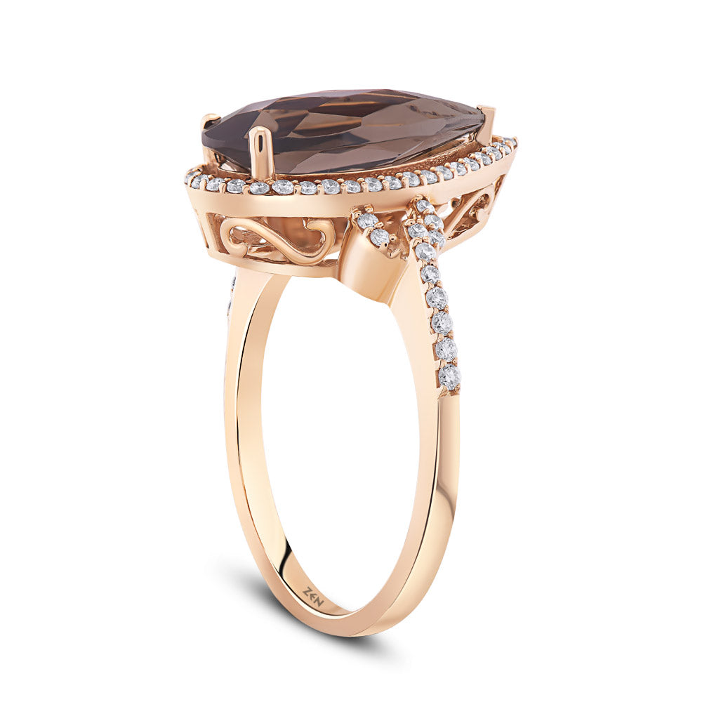 2.27 ct. Rauchquarz Ring