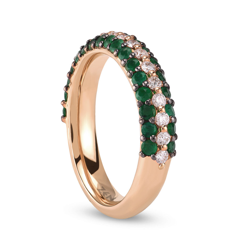 1.13 ct. Smaragd Ring
