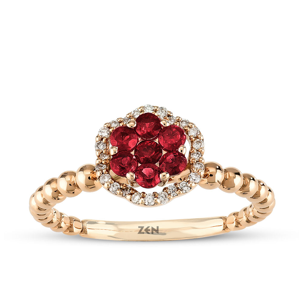 0.51 ct. Rubin Ring