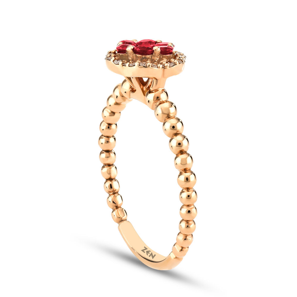 0.51 ct. Rubin Ring