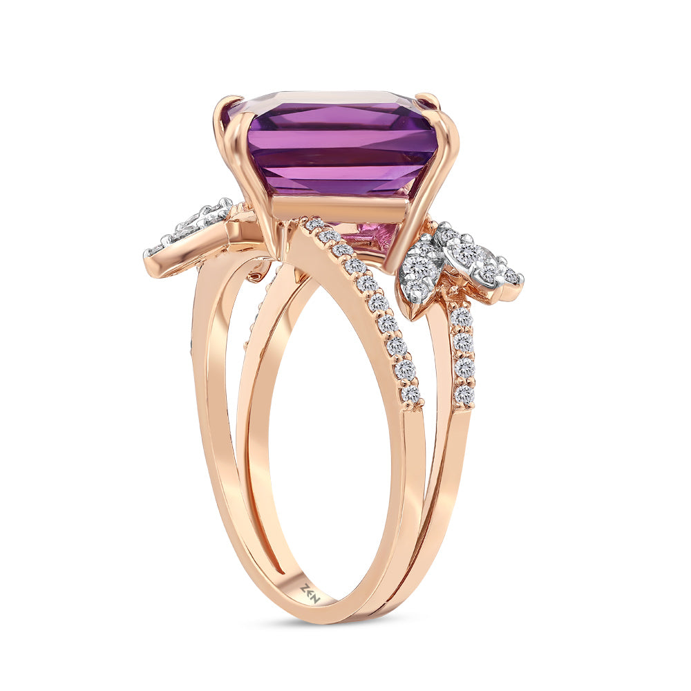 3.94 ct. Amethyst Ring