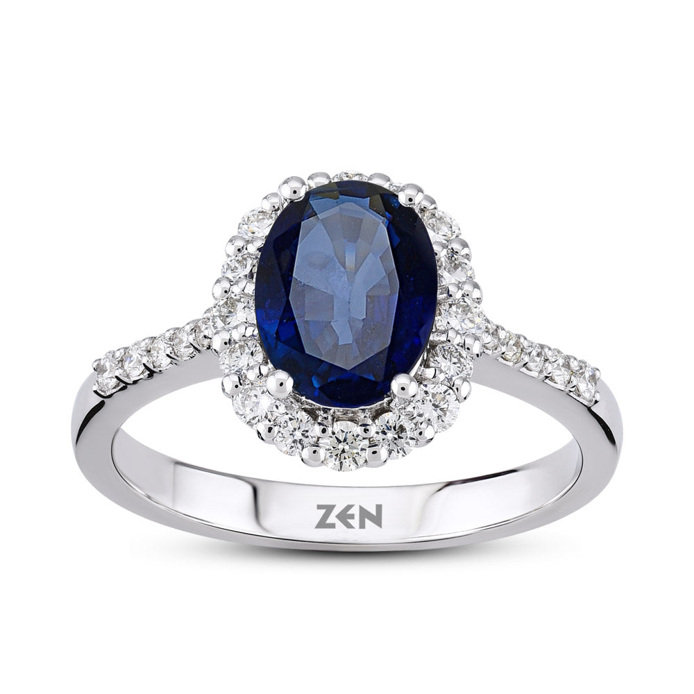 1.24 ct. Saphir Ring