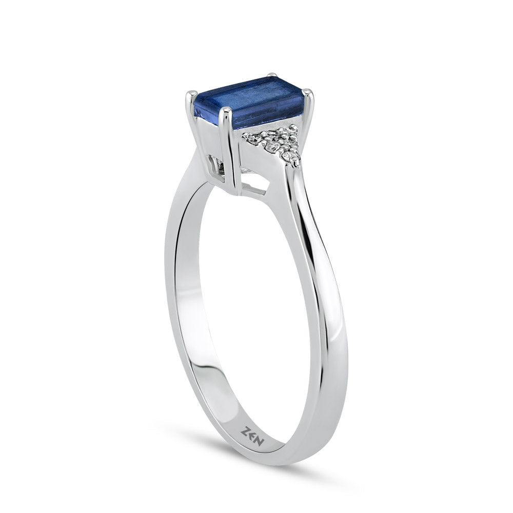 0.65 ct. Saphir Ring