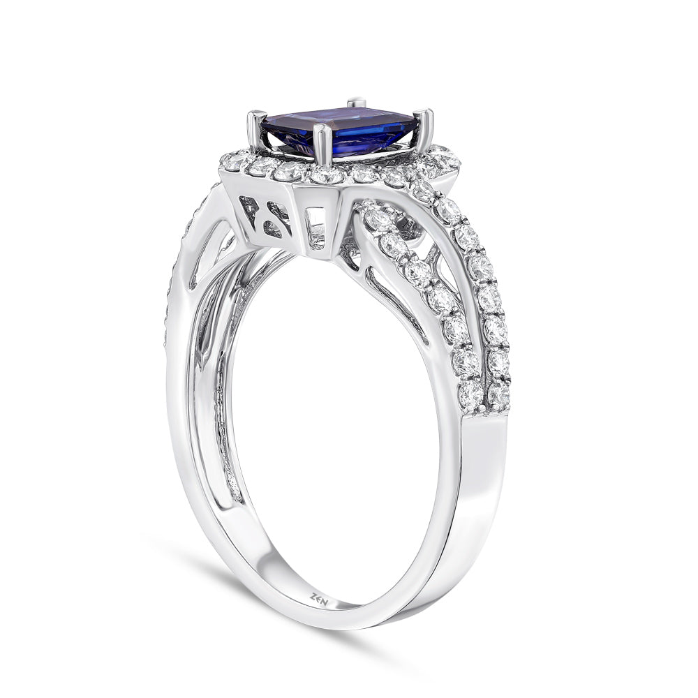 1.27 ct. Saphir Ring