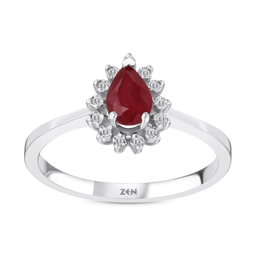 0.52 ct. Rubin Ring