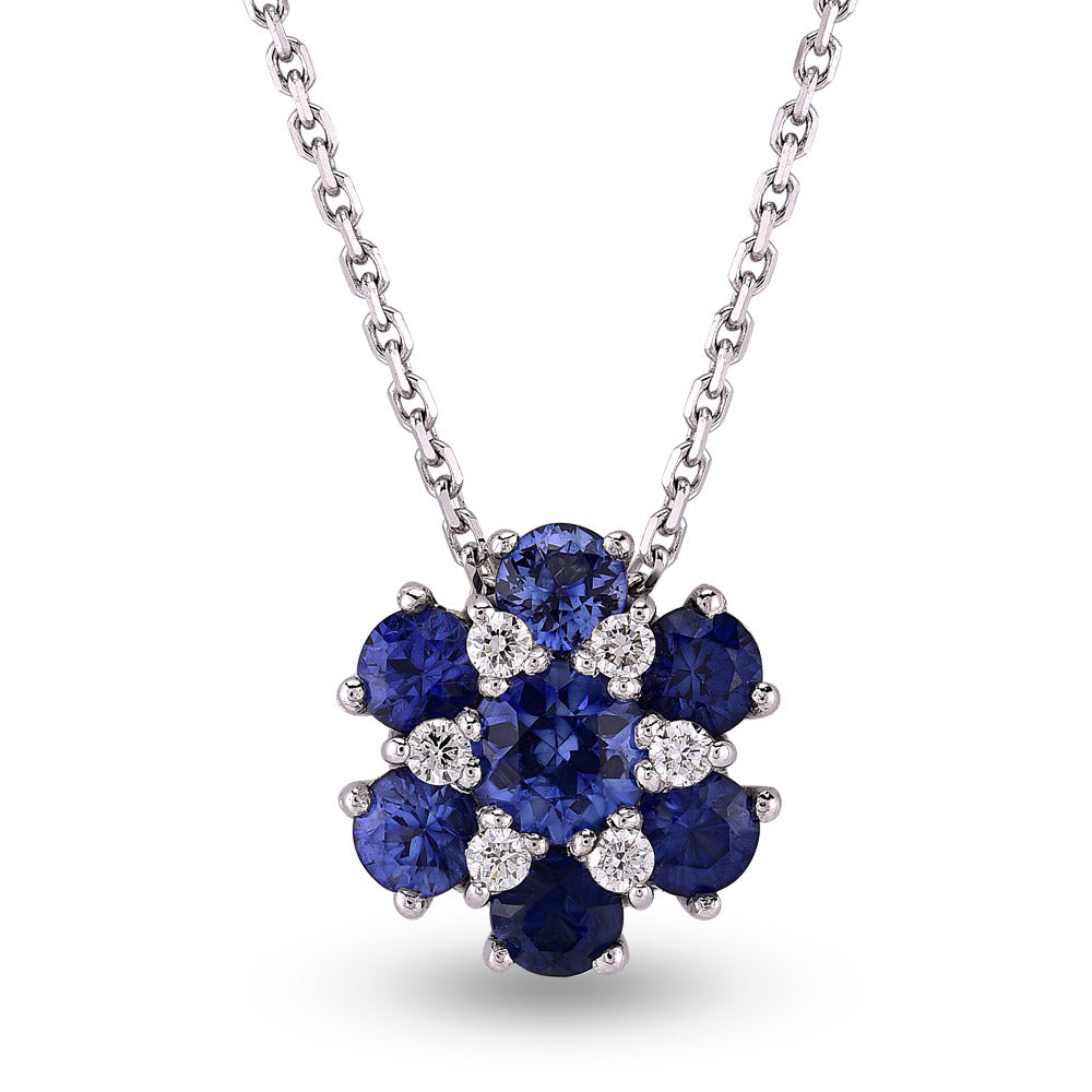 1.12 ct. Sapphire Necklace