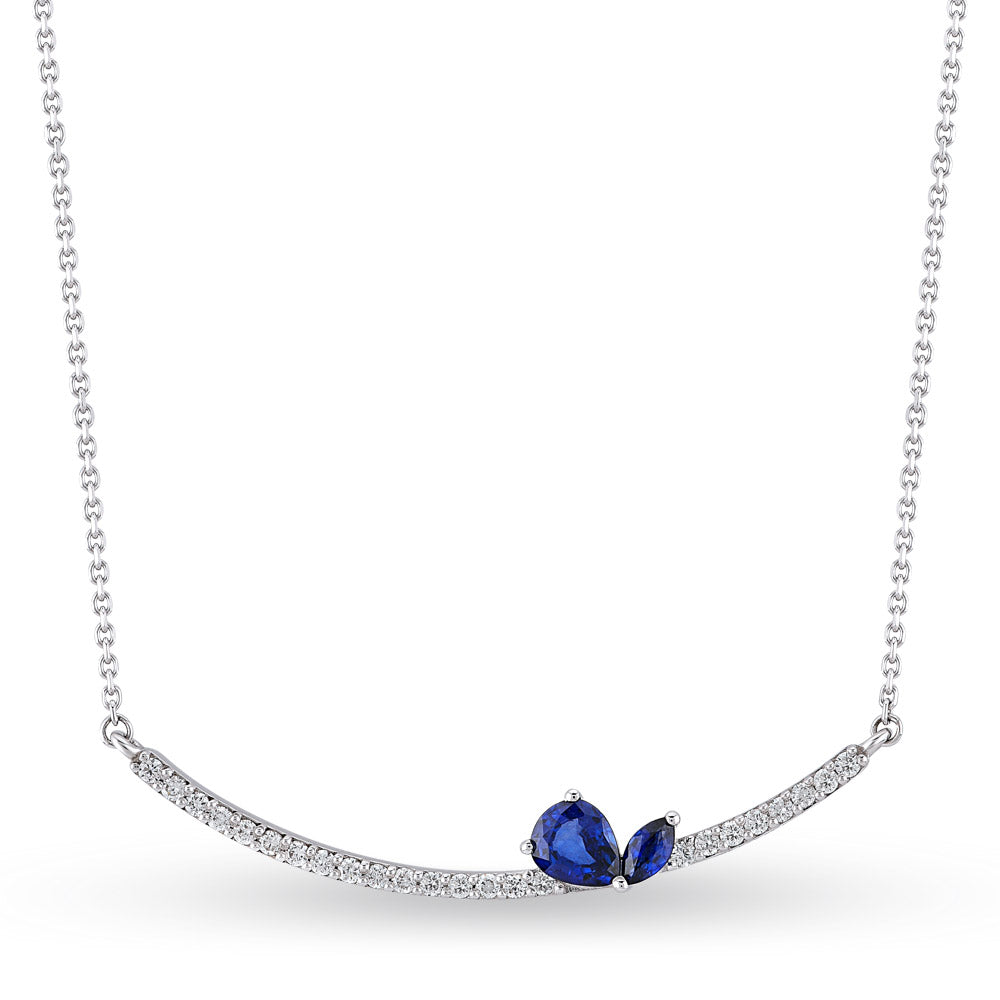 0.63 ct. Sapphire Necklace