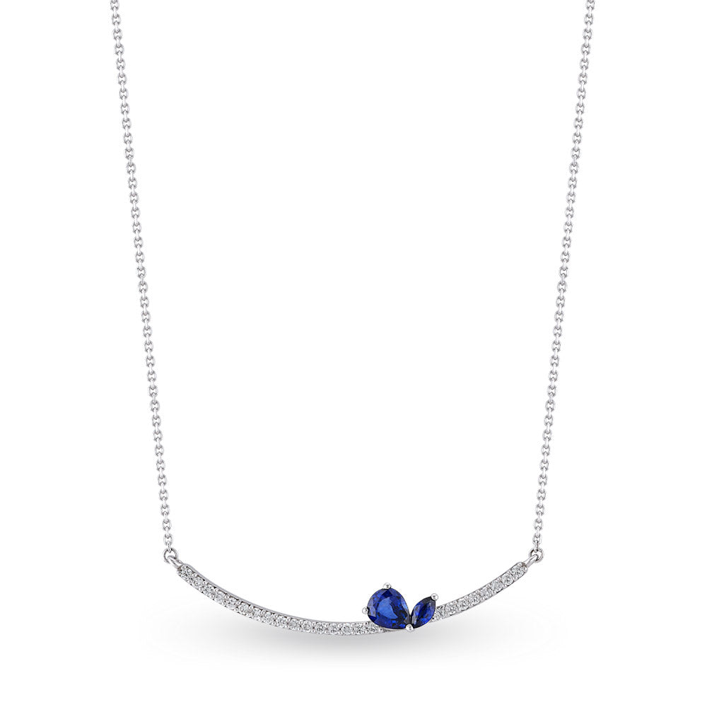 0.63 ct. Sapphire Necklace