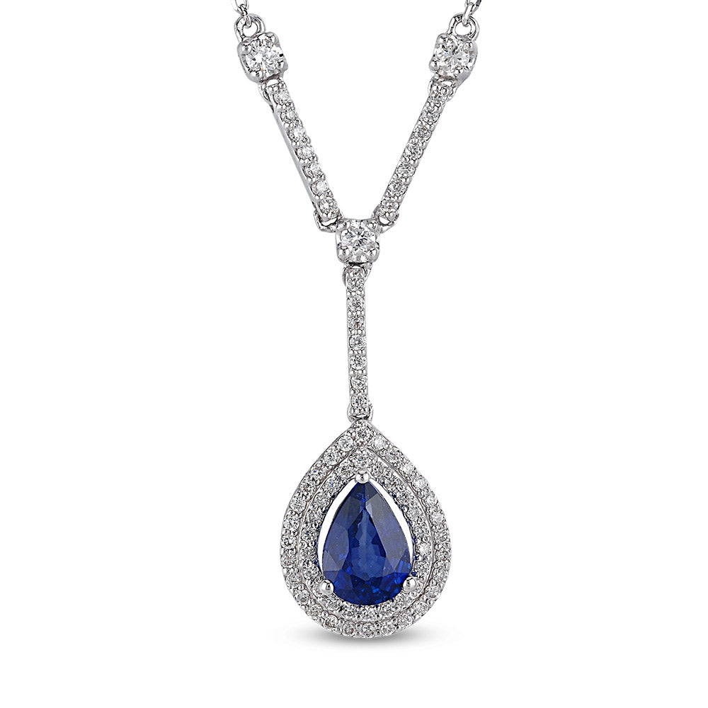 1.15 ct. Sapphire Necklace