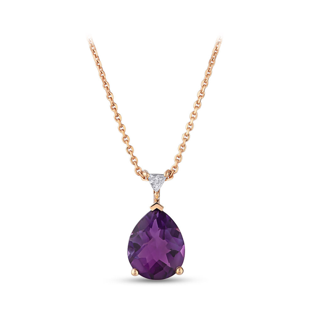 2.04 ct. Amethyst Halskette